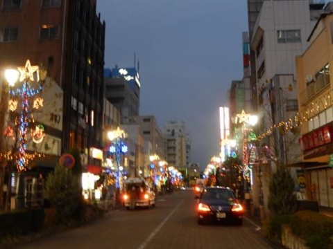 東武宇都宮百貨店前の通り